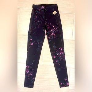 Sweaty Betty - Zero Gravity High Waisted Running Leggings (Black Daisy) — NEW